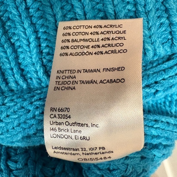 Free People Bell Song Pullover Sweater in Teal Size XS - Picture 10 of 12